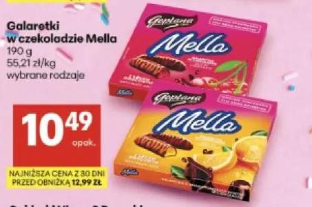 Galaretki w czekoladzie Mella wiśniowe +1 wariant