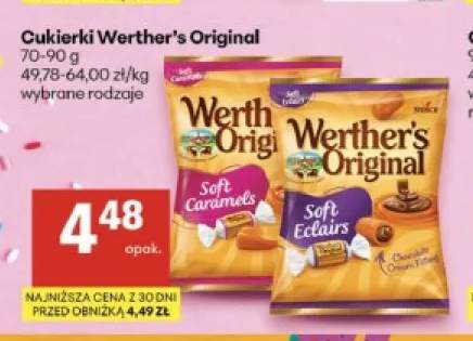 Cukierki Werther's Original Soft Eclairs +1 wariant