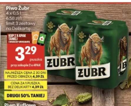 Piwo Żubr 4-pak