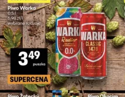 Piwo bezalkoholowe Warka Radler grejpfrut z pomarańczą +1 wariant