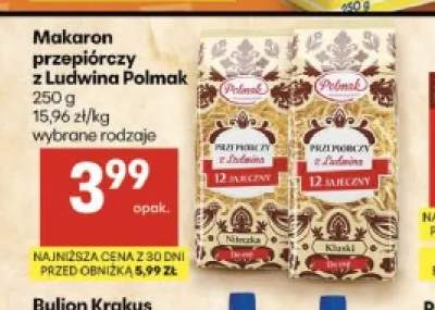 Makaron przepiórczy z Ludwina Polmak niteczka +1 wariant