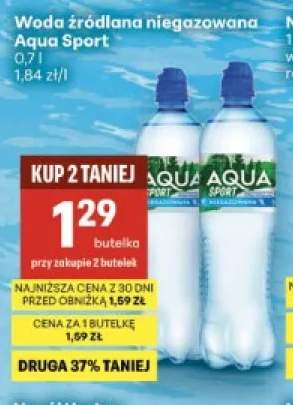 Woda źródlana niegazowana Aqua Sport
