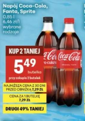 Napój gazowany Coca-Cola +2 warianty