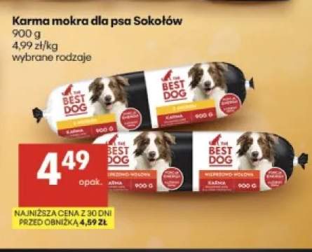 Karma mokra dla psa Sokołów