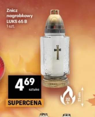 Znicz nagrobkowy Luks 65 B