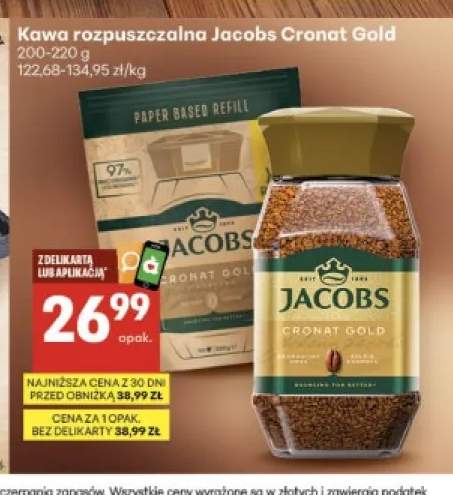 Kawa rozpuszczalna Jacobs Cronat Gold