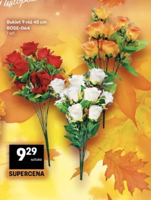 Bukiet 9 róż 48 cm ROSE-064