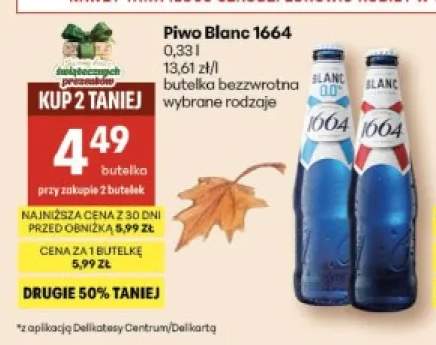 Piwo bezalkoholowe Blanc 1664 +1 wariant