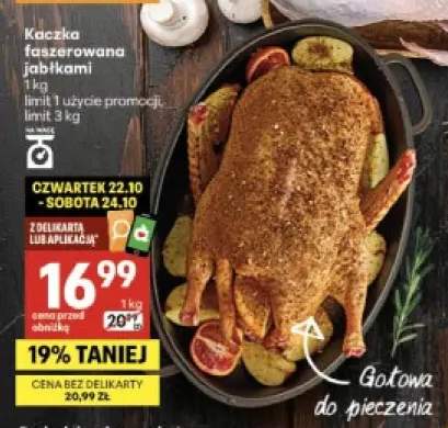 Kaczka faszerowana jabłkami