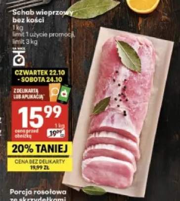 Schab wieprzowy bez kości