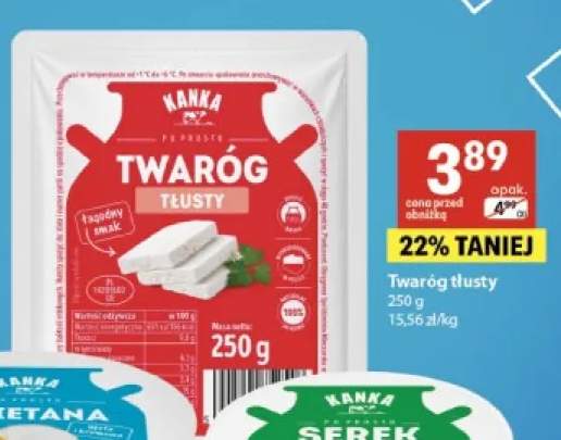 Twaróg tłusty Kanka