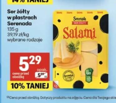 Ser żółty w plastrach Serenada
