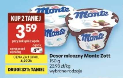 Deser mleczny Monte Zott