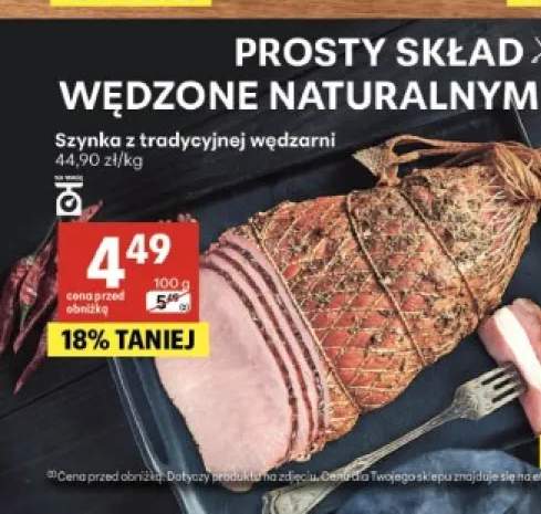 Szynka z tradycyjnej wędzarni Szlachecka Wędzarnia
