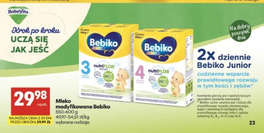Mleko modyfikowane Bebiko