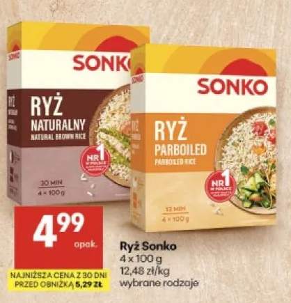 Ryż parboiled Sonko +1 wariant