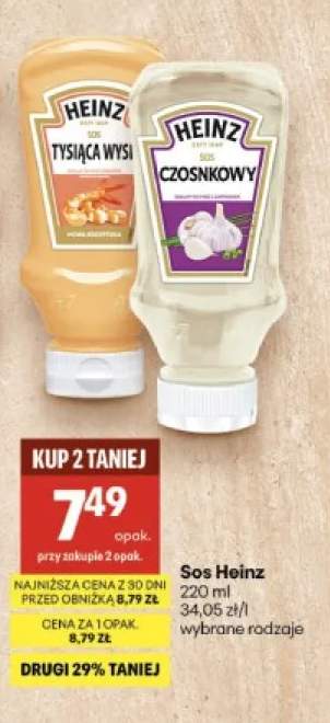 Sos tysiąca wysp Heinz +1 wariant