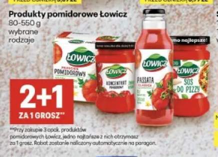 Przecier pomidorowy Łowicz +3 warianty