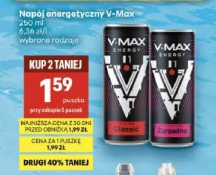 Napój energetyczny V-Max Classic +1 wariant