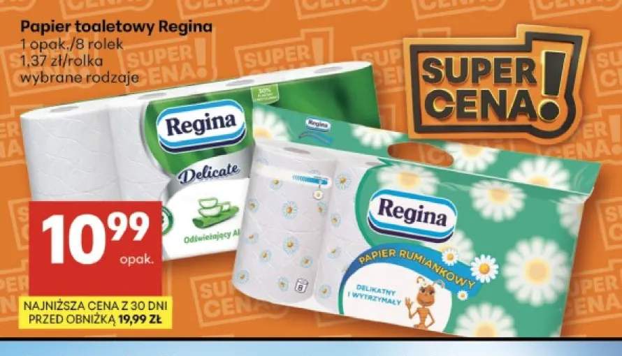 Papier toaletowy Regina 8-pak