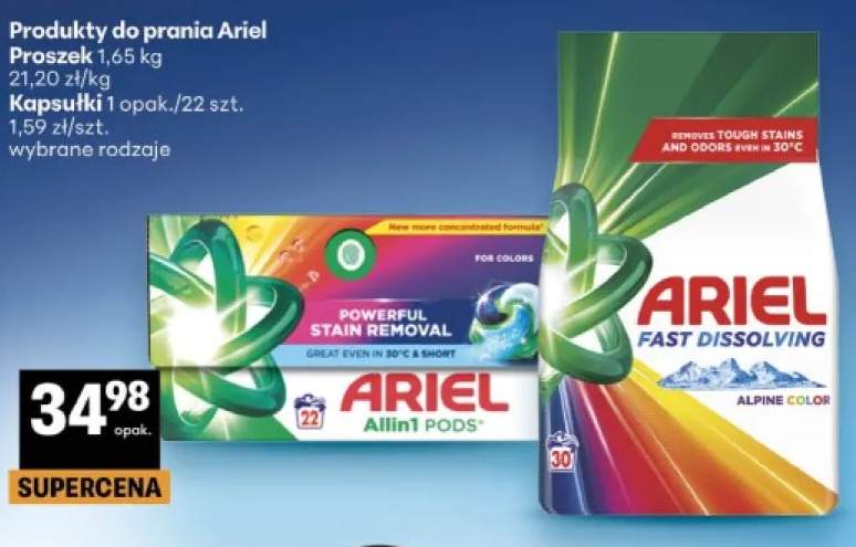 Proszek do prania Ariel +1 wariant