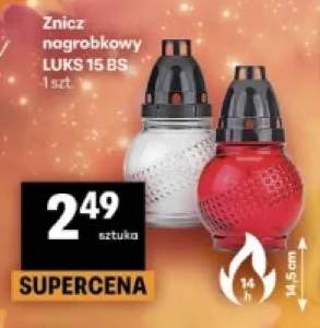 Znicz nagrobkowy Luks 15 Bs