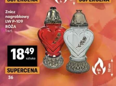 Znicz nagrobkowy Lw P-109 Róża