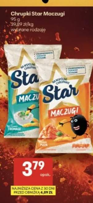 Chrupki Star Maczugi fromage +1 wariant