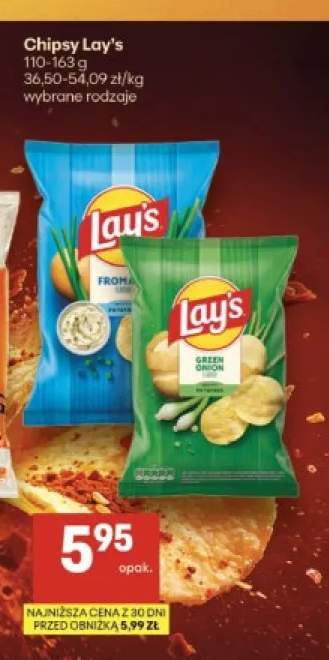 Chipsy Lay's Fromage +1 wariant
