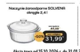 Naczynie żaroodporne Solvena okrągłe 2,4 l Galicja