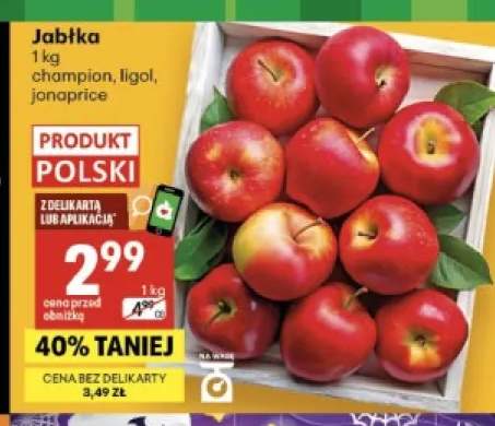 Jabłka Ligol +2 warianty