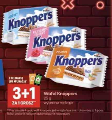 Wafel Knoppers Raspberry-Yoghurt +3 warianty