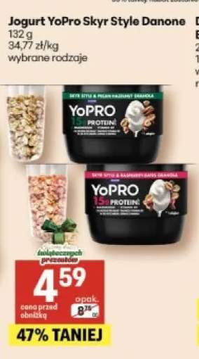 Jogurt YoPro Skyr Style Pecan-Hazelnut Granola Danone +1 wariant