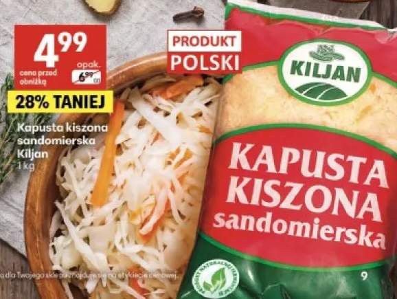 Kapusta kiszona sandomierska Kiljan
