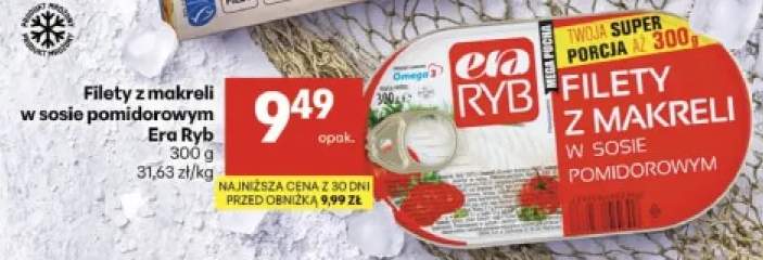 Filety z makreli w sosie pomidorowym Era Ryb