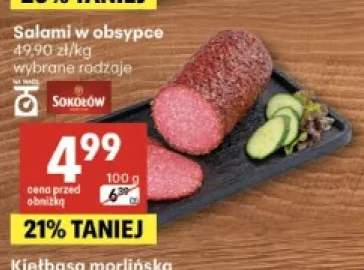 Salami w obsypce Sokołów