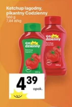 Ketchup łagodny Codzienny +1 wariant