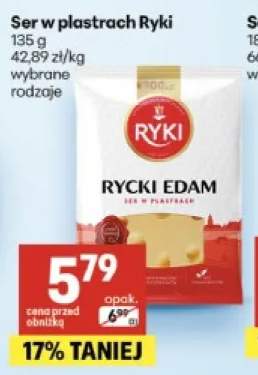Ser w plastrach Rycki Edam Ryki
