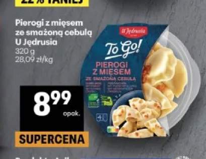 Pierogi z mięsem ze smażoną cebulą U Jędrusia