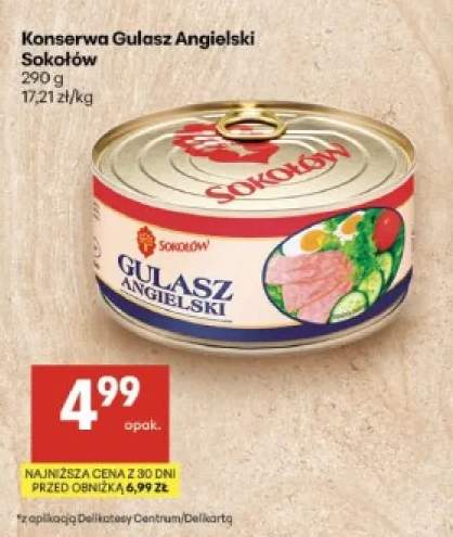 Konserwa Gulasz Angielski Sokołów