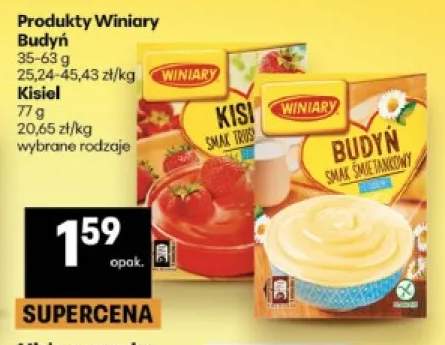 Budyń o smaku śmietankowym Winiary +1 wariant