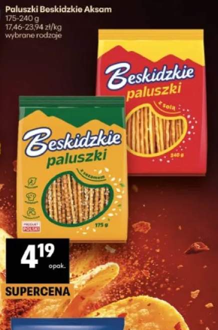 Paluszki Beskidzkie Aksam z sezamem +1 wariant