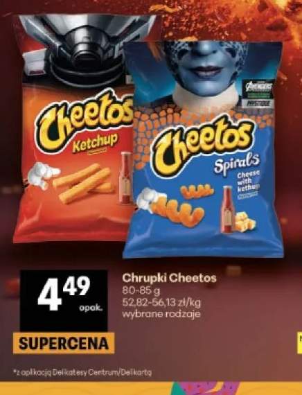 Chrupki Cheetos Ketchup +1 wariant
