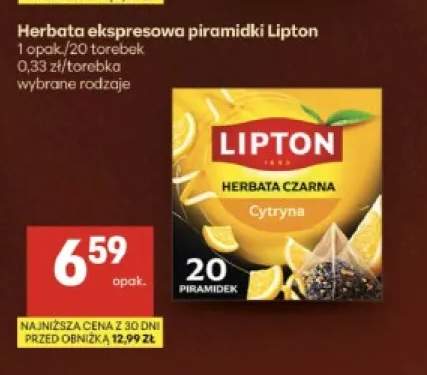 Herbata ekspresowa piramidki Lipton