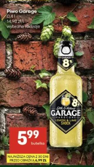 Piwo Garage Hardcore Lemon & Lime Shock