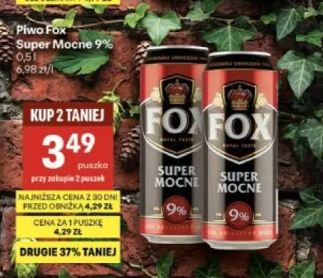 Piwo Fox Super Mocne 9%