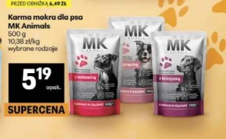 Karma mokra dla psa MK Animals
