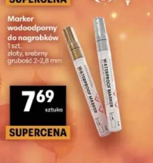 Marker wodoodporny do nagrobków srebrny +1 wariant