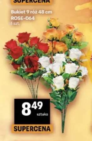 Bukiet 9 róż 48 cm ROSE-064