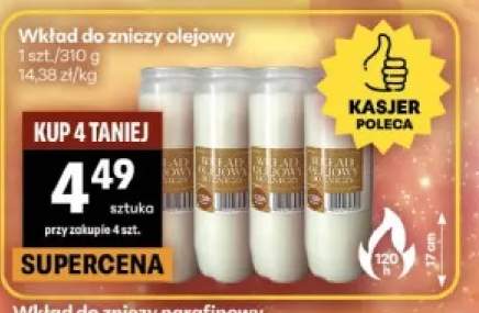 Wkład do zniczy olejowy